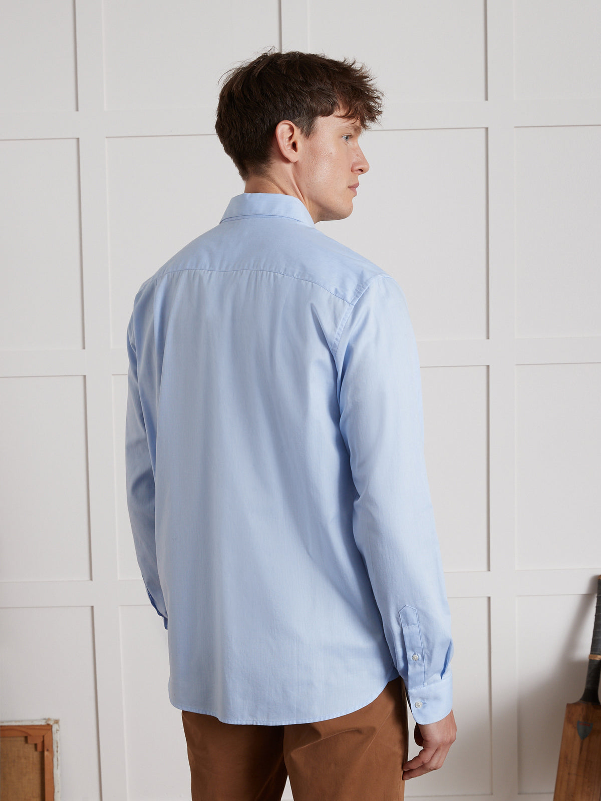 Chemise chevron regular fit homme non iron