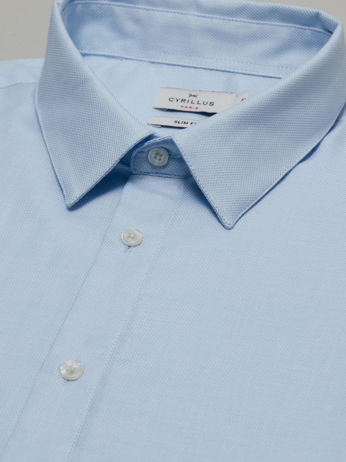 Chemise unie slim fit homme non iron