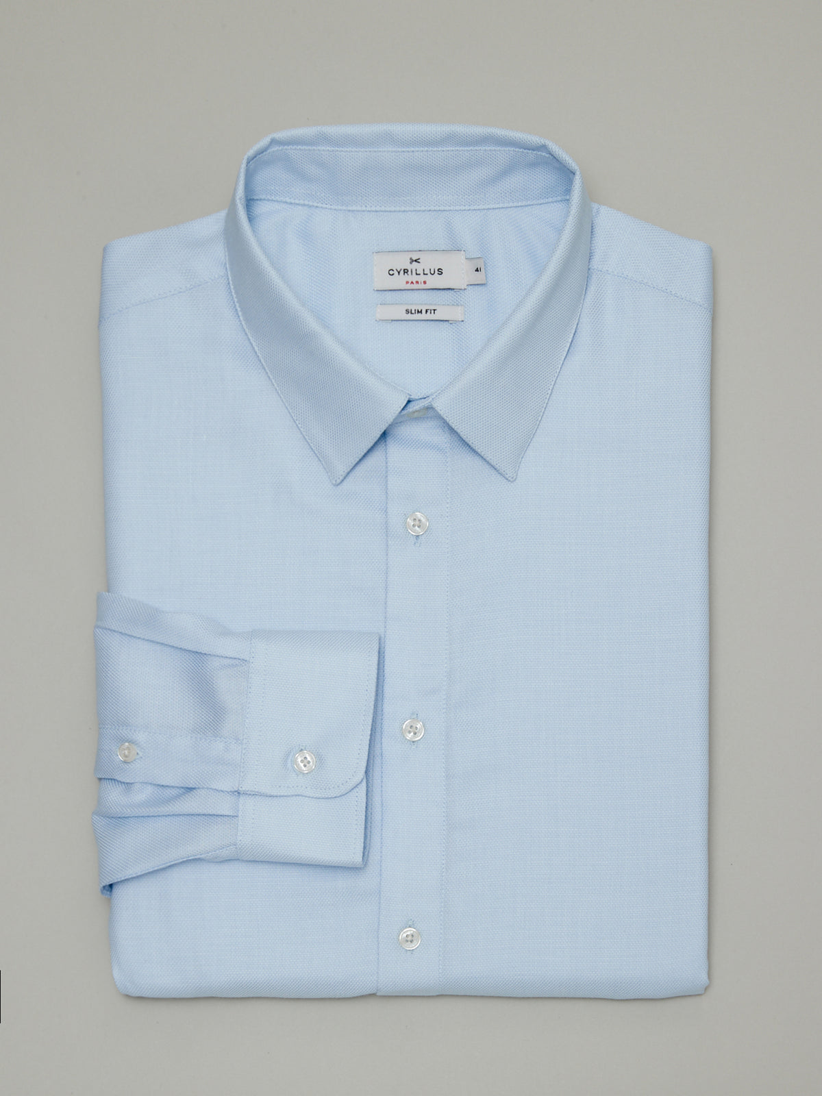 Chemise unie slim fit homme non iron