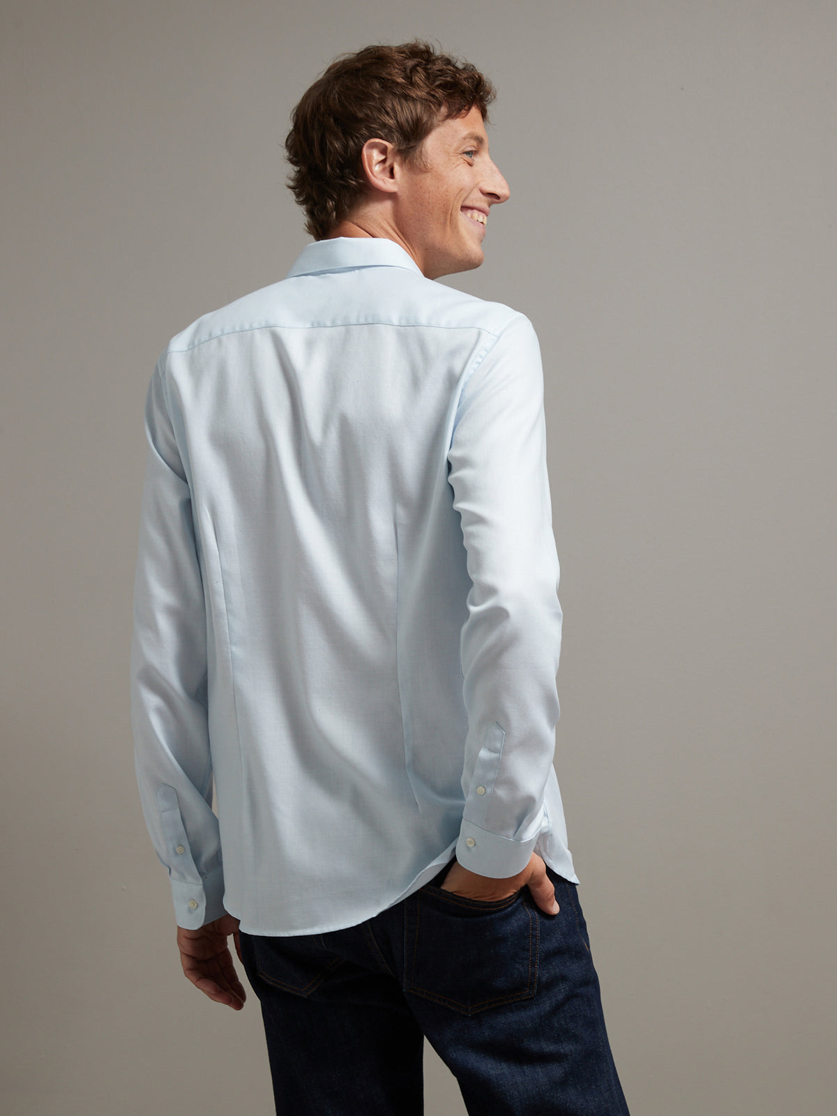 Chemise unie slim fit homme non iron