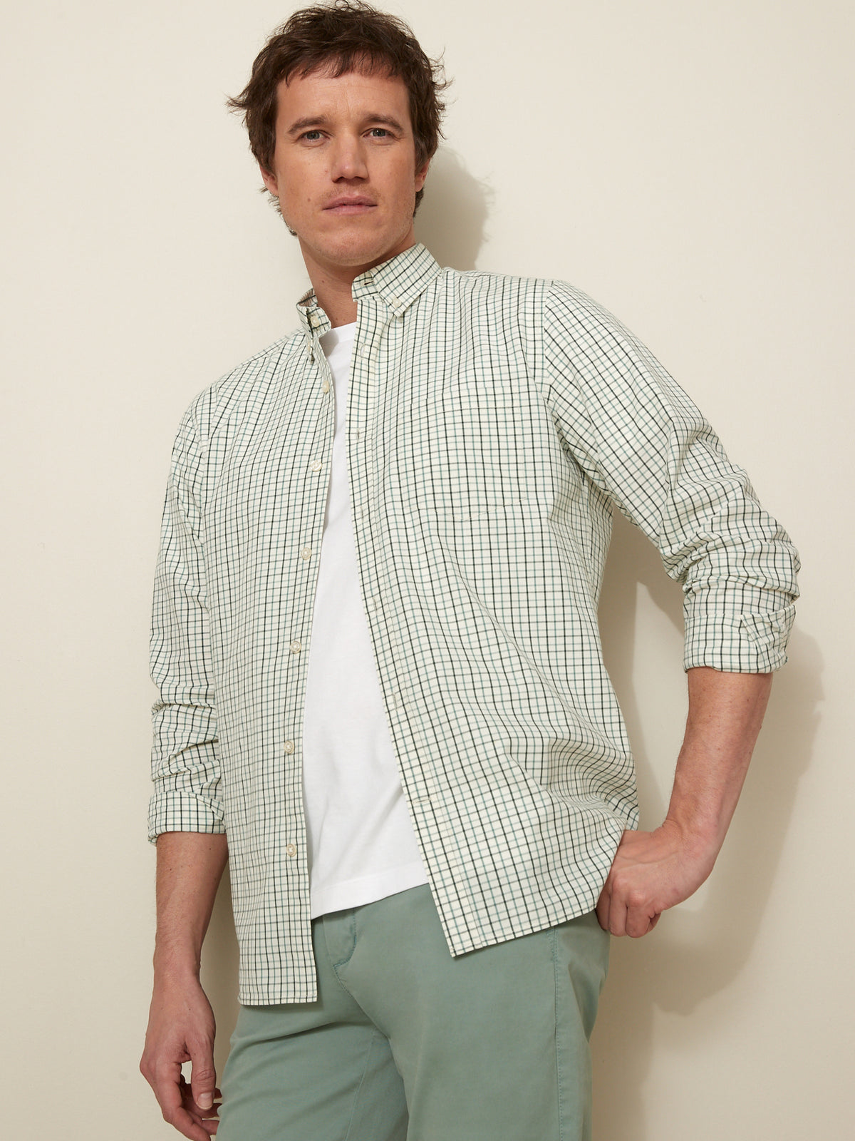 Chemise Regular Fit carreaux Tattersall homme