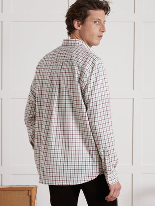 Kariertes Classic Fit Herrenhemd
