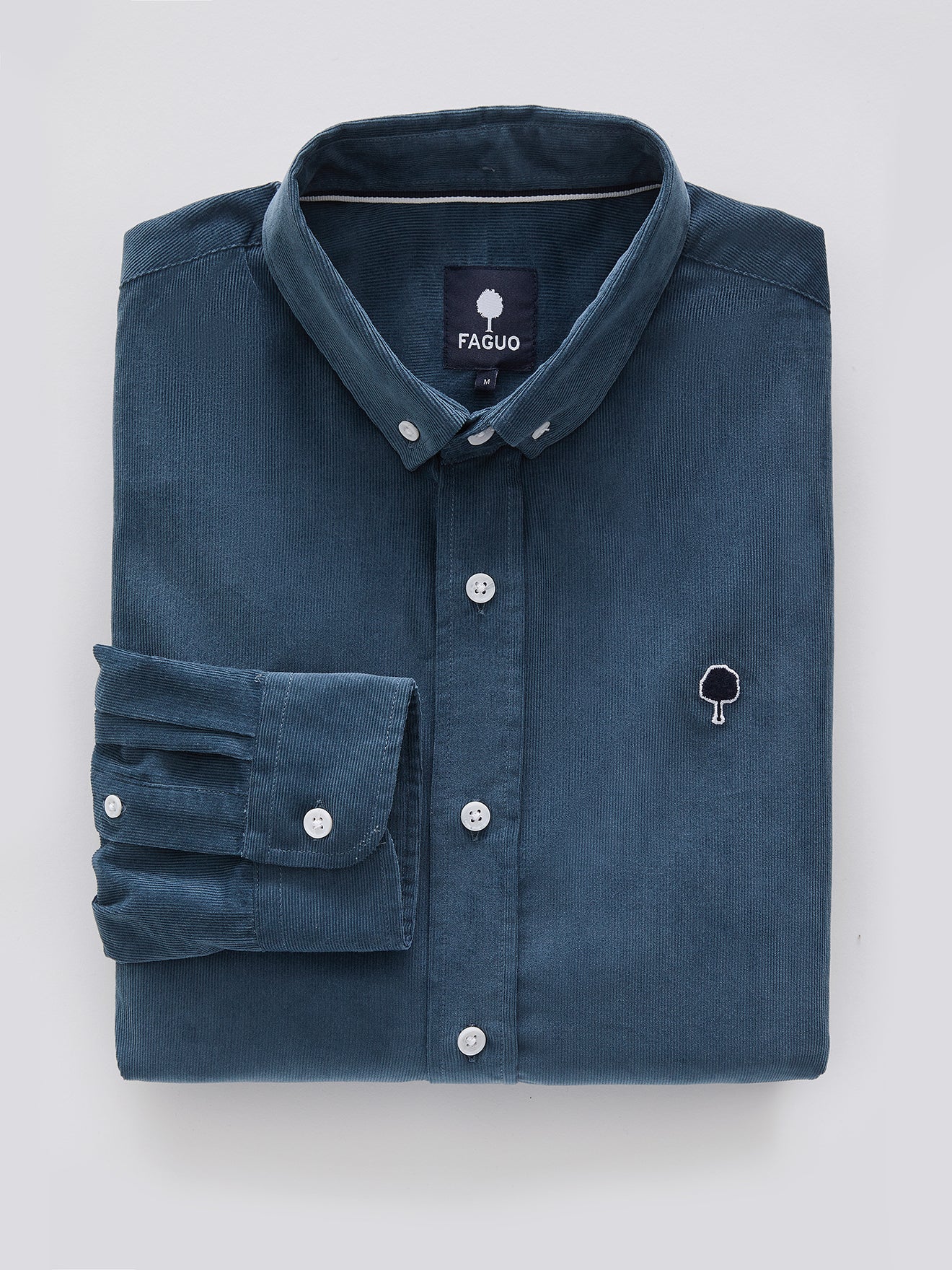 Herrenhemd aus Feincord Ivoy - Faguo-Kollektion