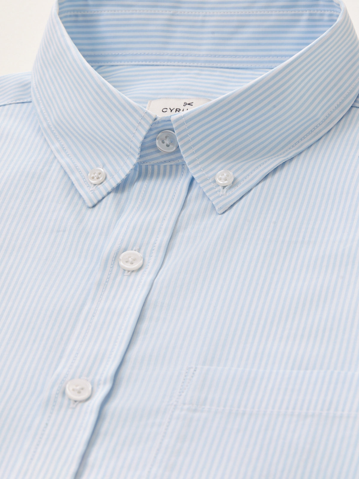 Chemise popeline rayée Regular Fit homme