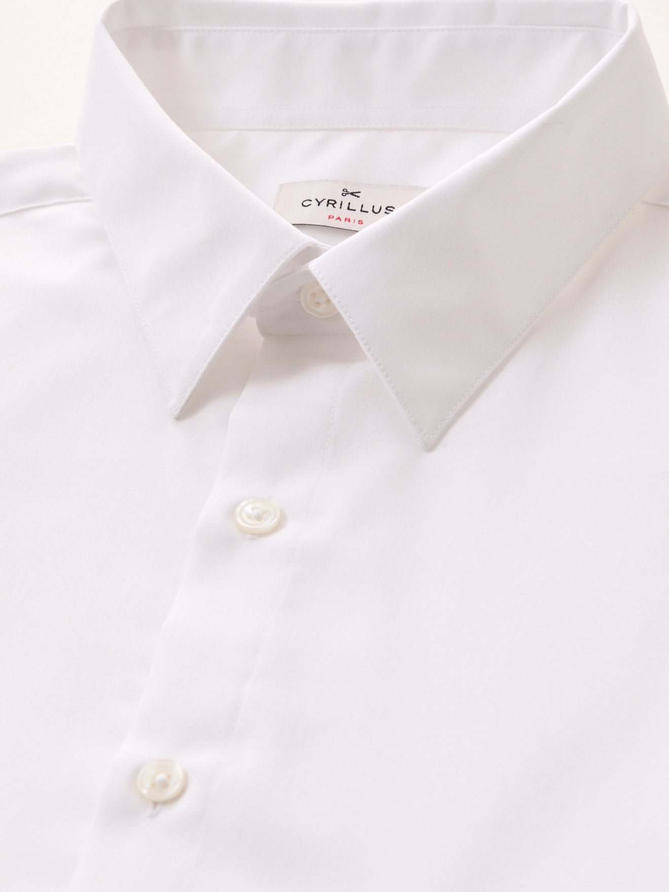 Chemise unie coton twill Regular Fit homme non iron