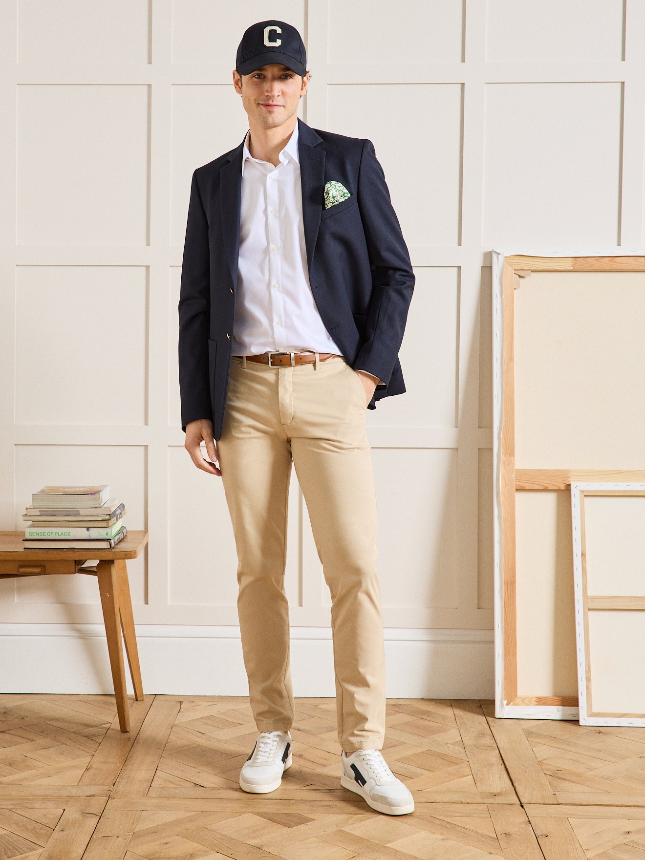 Chemise unie coton twill Regular Fit homme non iron