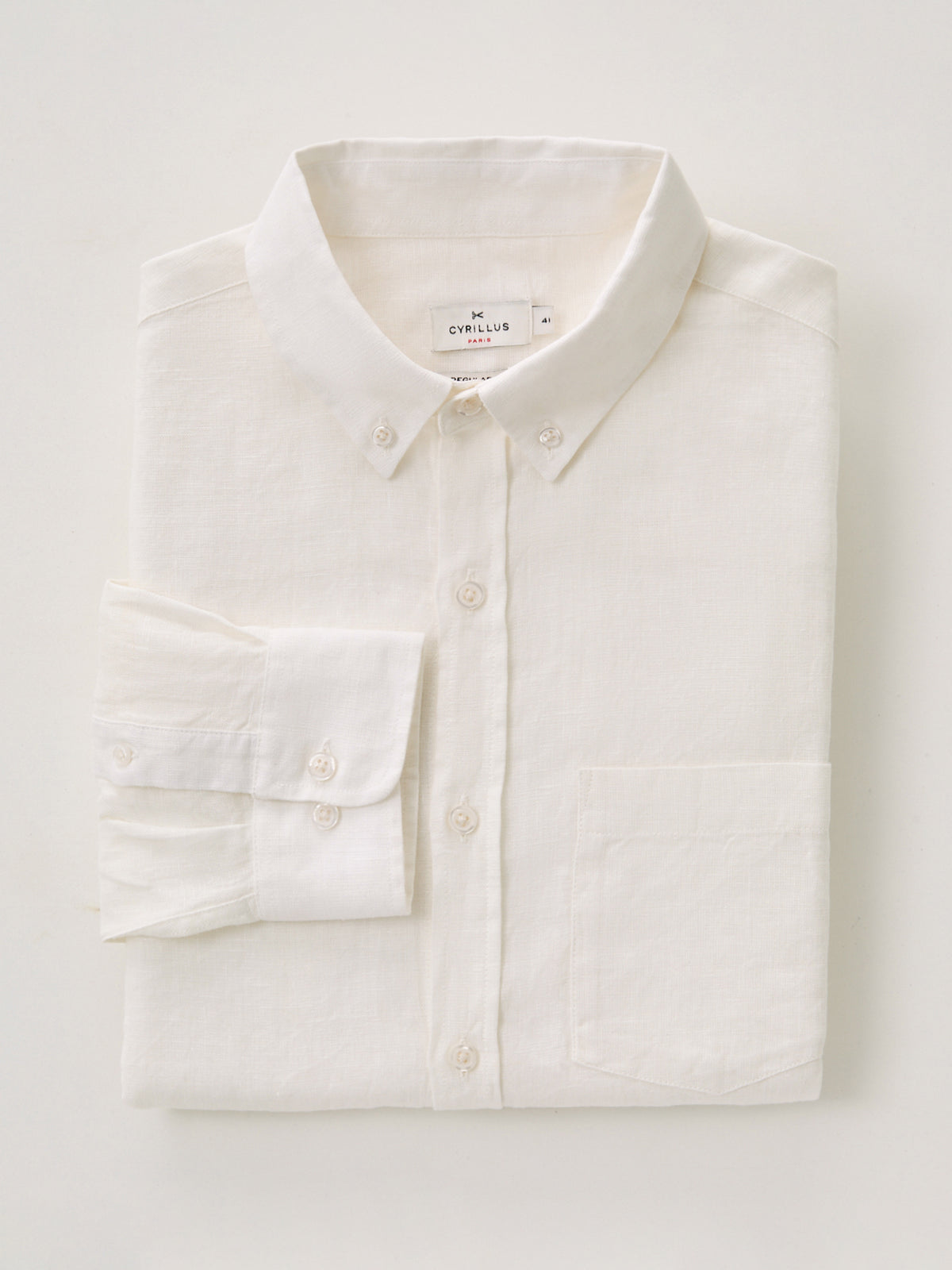 Chemise lin uni Regular Fit homme