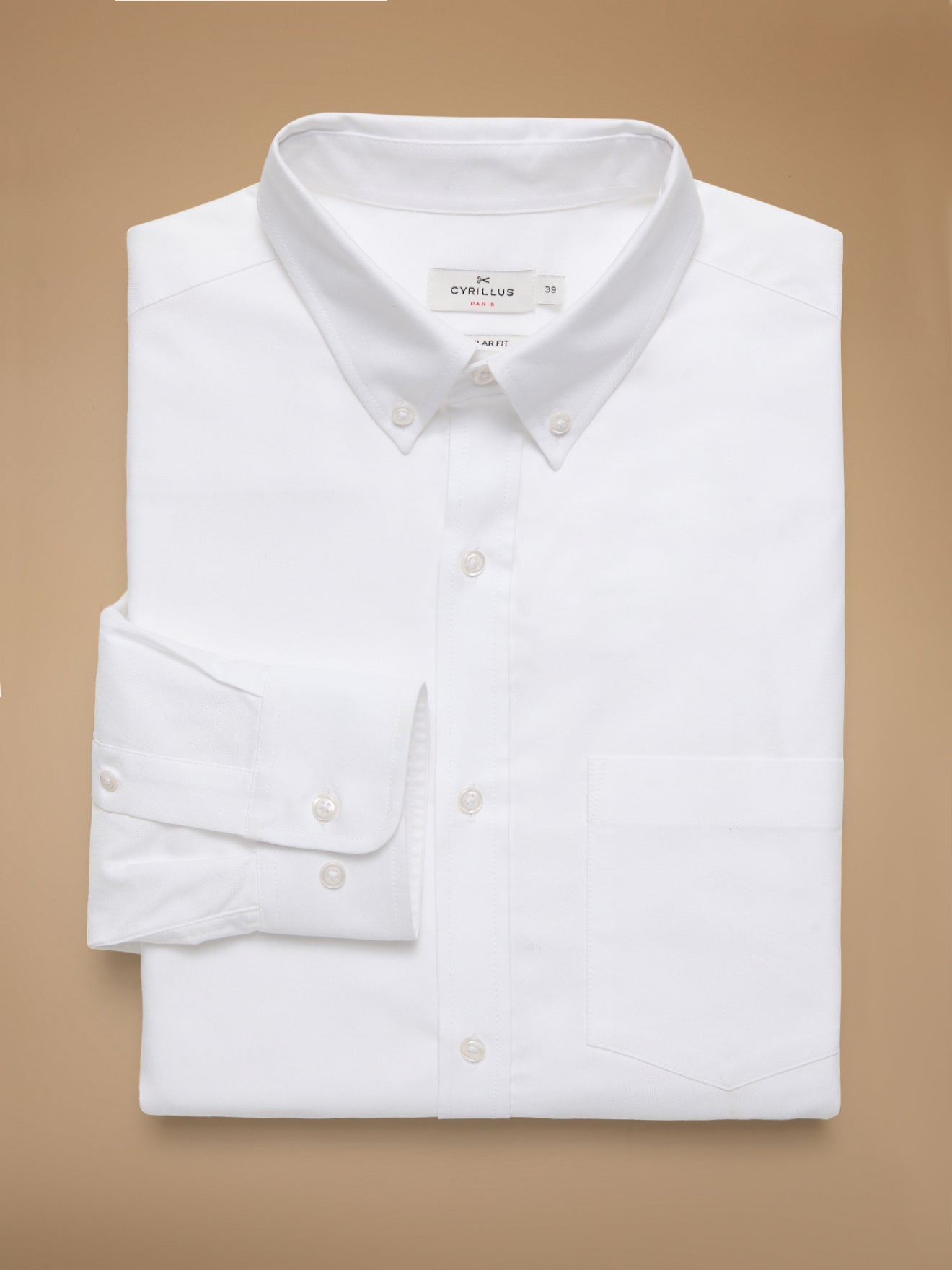 Herrenhemd aus Oxford-Stoff, moderner Schnitt