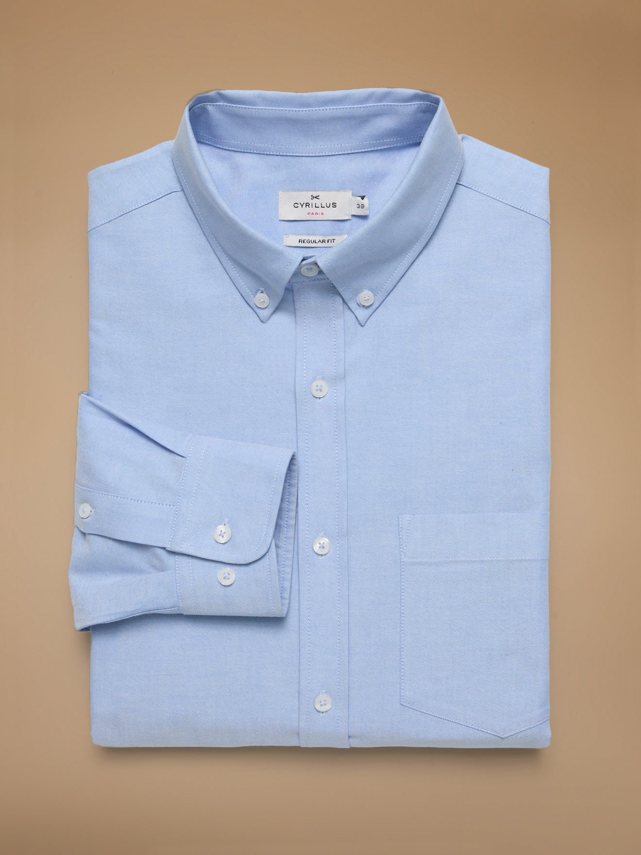 Herrenhemd aus Oxford-Stoff, moderner Schnitt