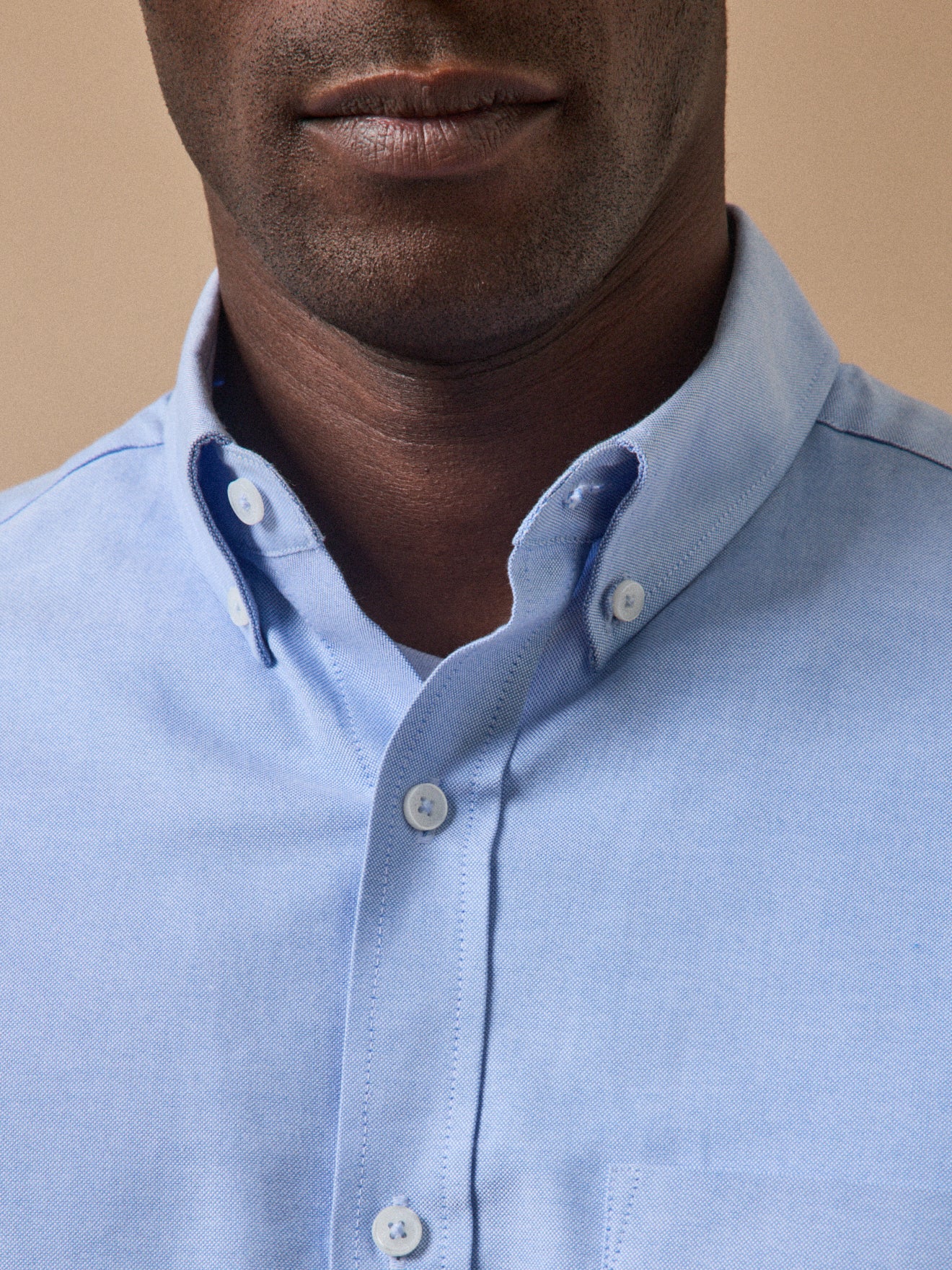 Herrenhemd aus Oxford-Stoff, moderner Schnitt