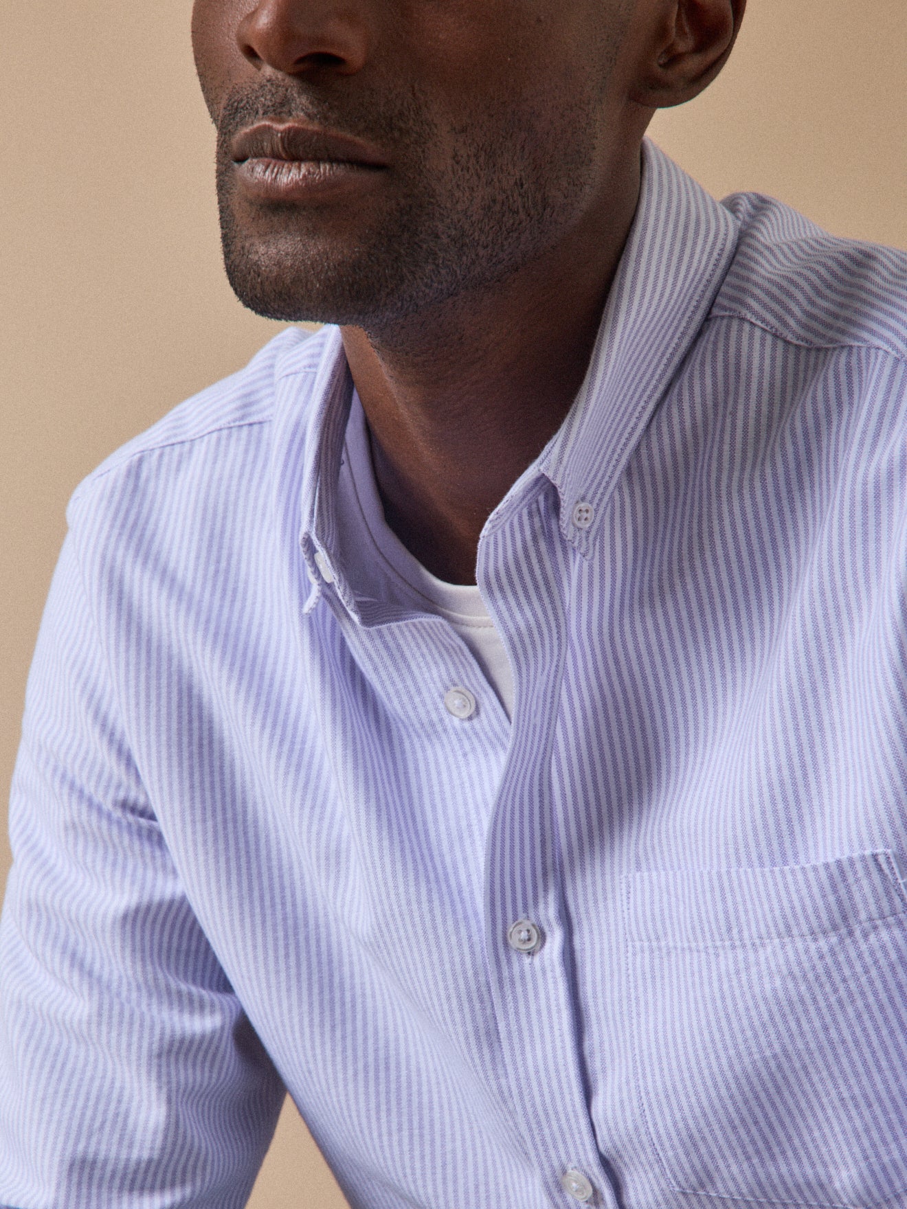 Herrenhemd aus Oxford-Stoff, moderner Schnitt