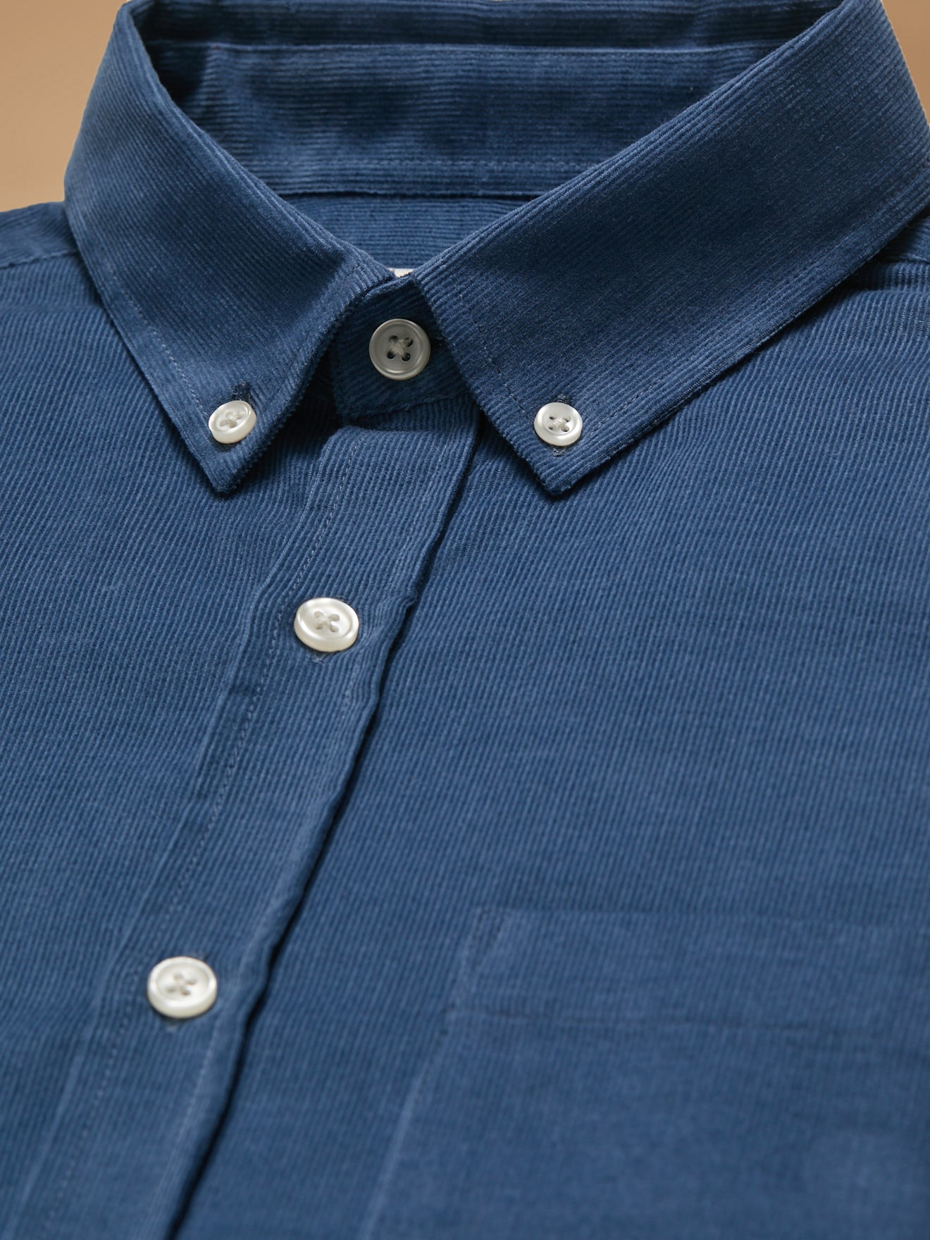 Chemise velours homme coupe contemporaine