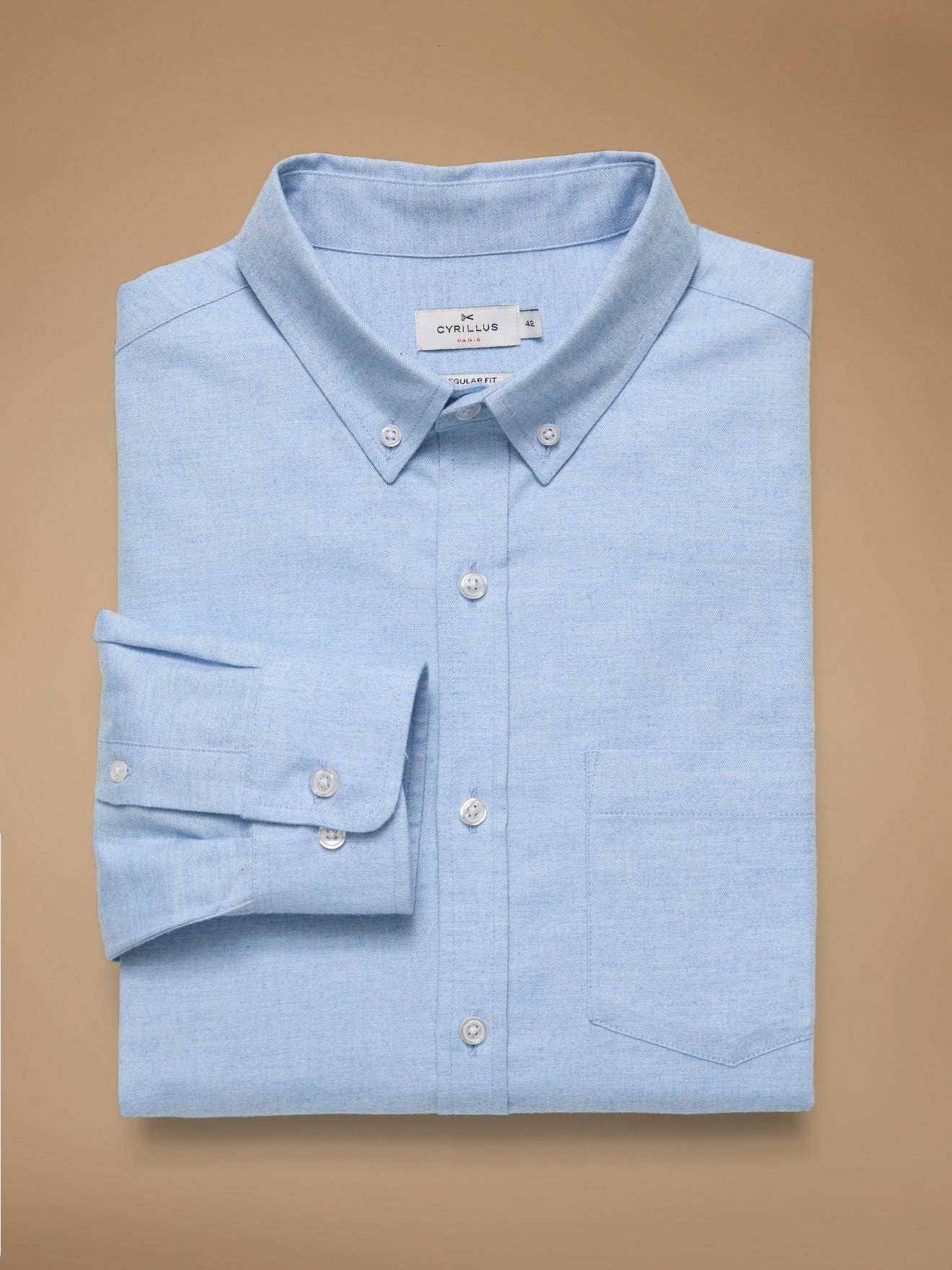 Herrenhemd aus Fil-a-Fil-Flanell in modischem Schnitt