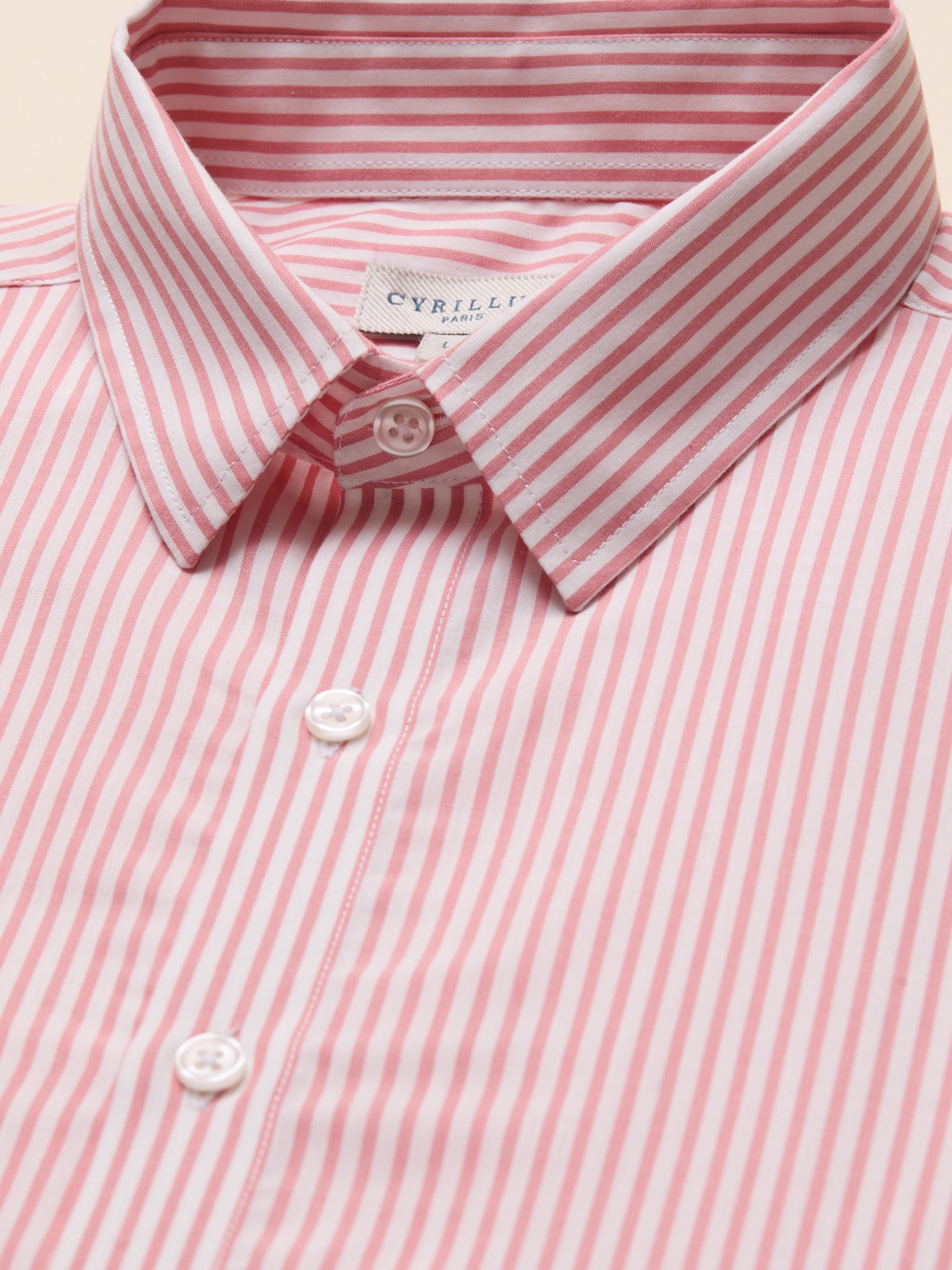 Chemise rayée homme coupe contemporaine