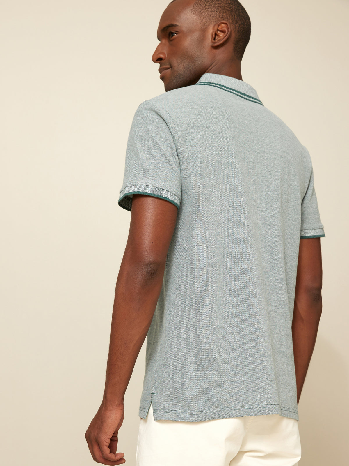 Polo maille piquée homme coton biologique
