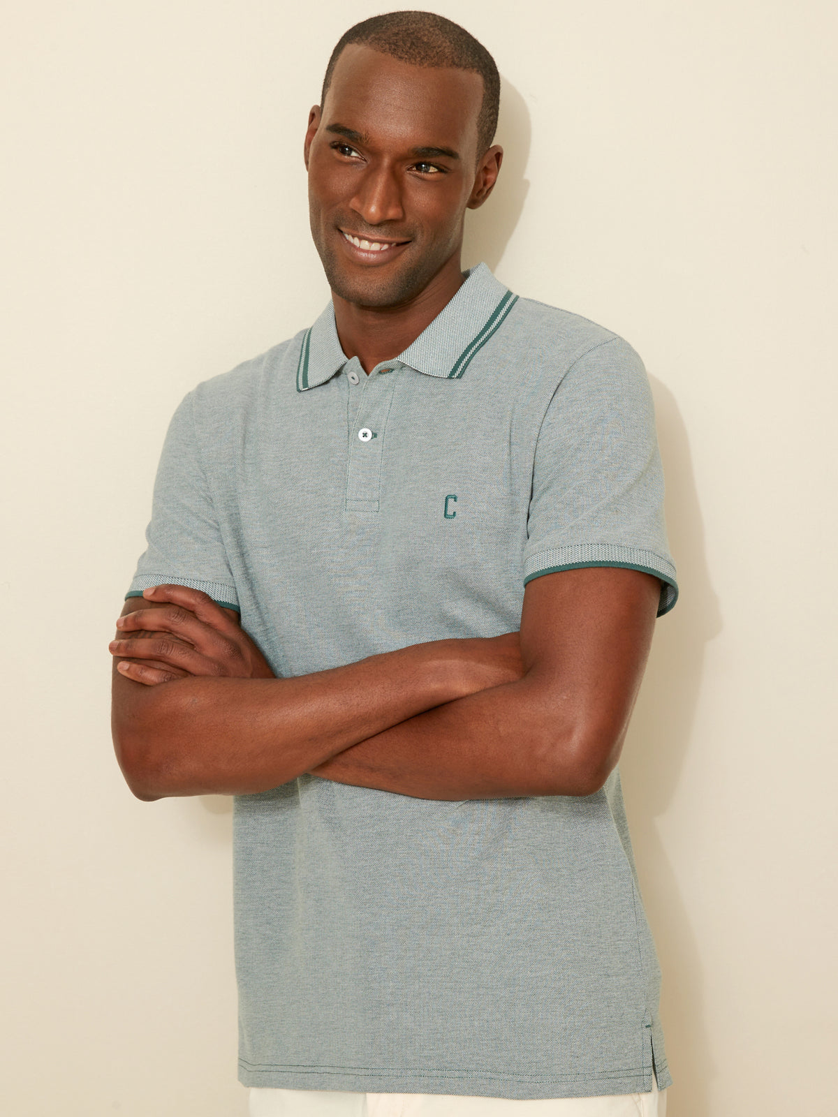 Polo maille piquée homme coton biologique