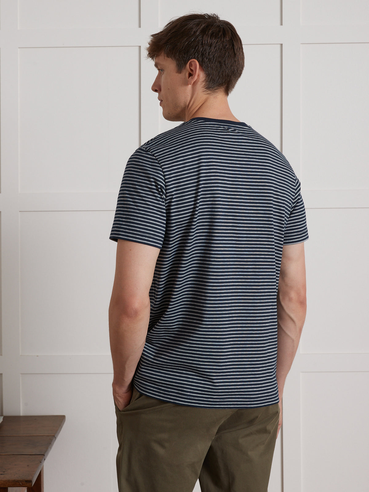 T-shirt rayé homme - coton biologique