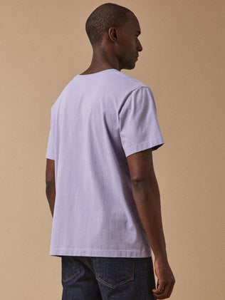 T-shirt uni brodé homme coton biologique