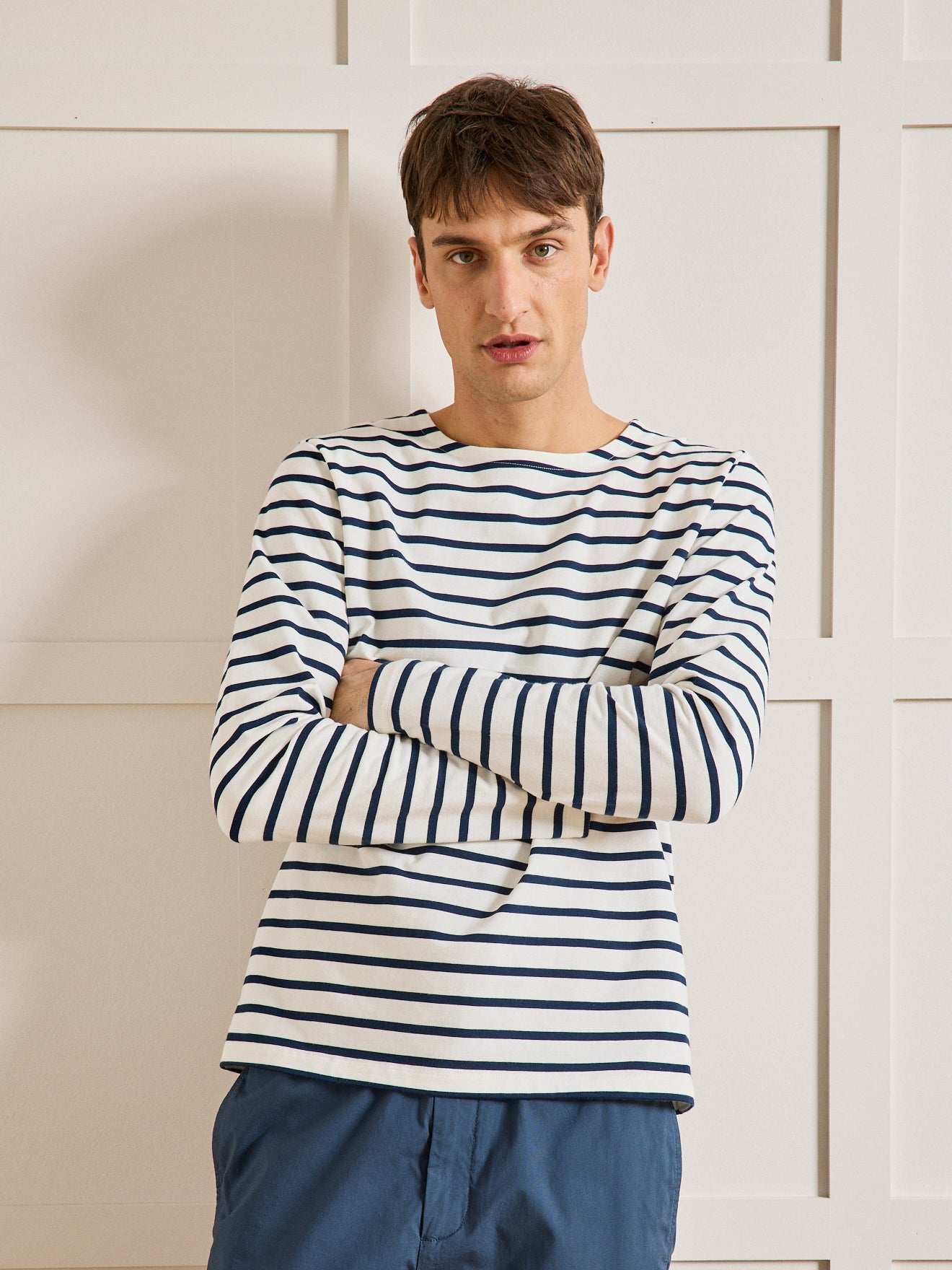 T-shirt marinière homme coton biologique