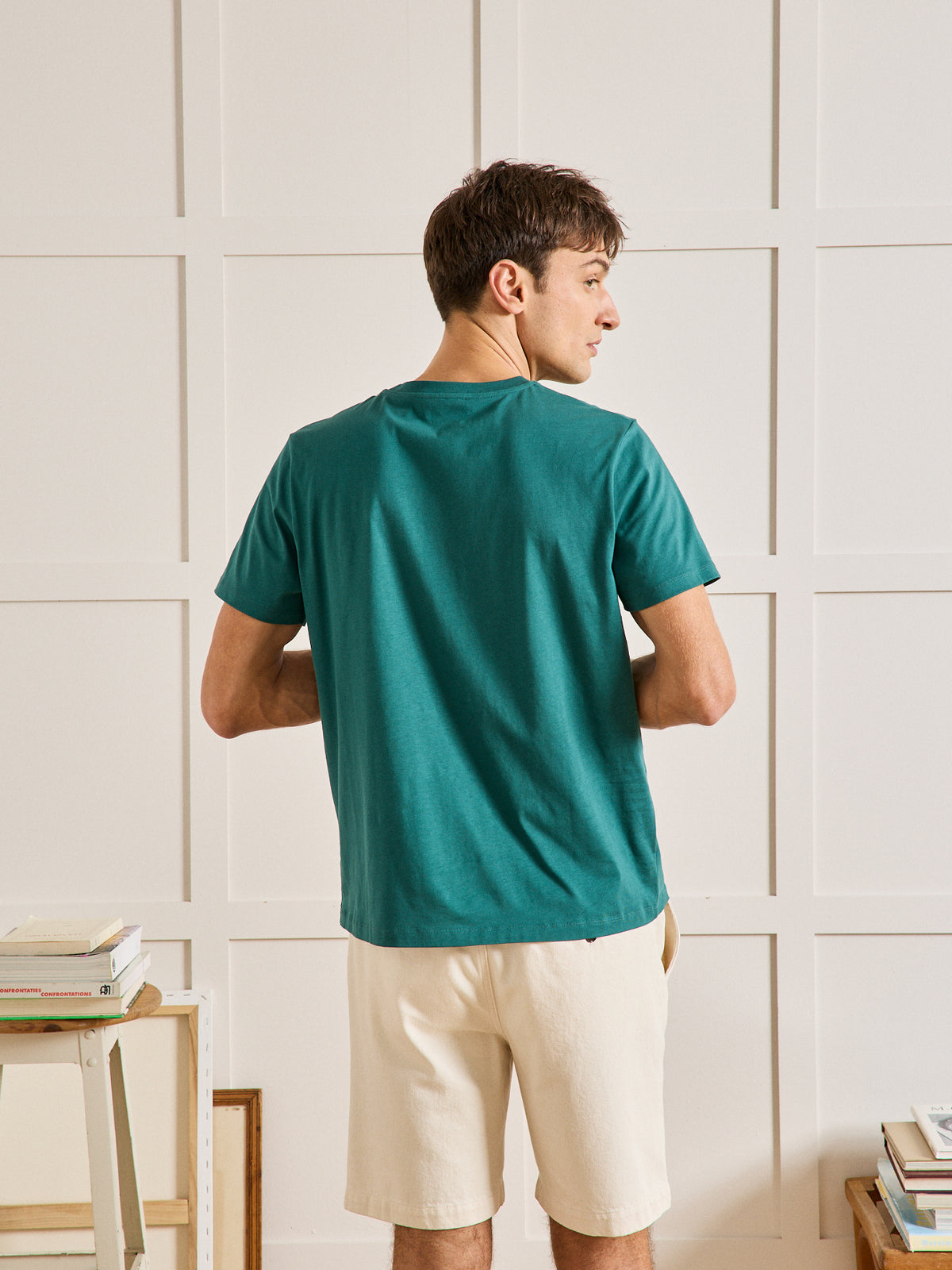 Herren-T-Shirt aus Bio-Baumwolle mit Motiv vorne