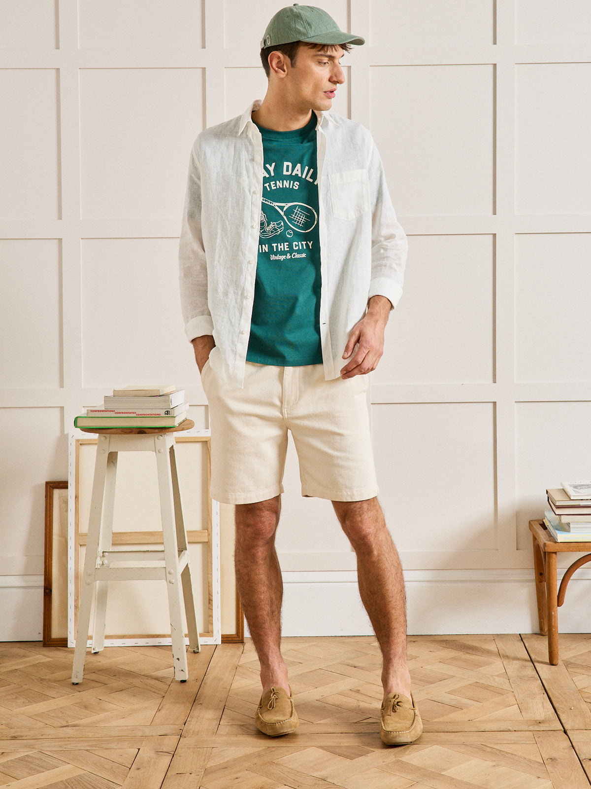 Herren-T-Shirt aus Bio-Baumwolle mit Motiv vorne
