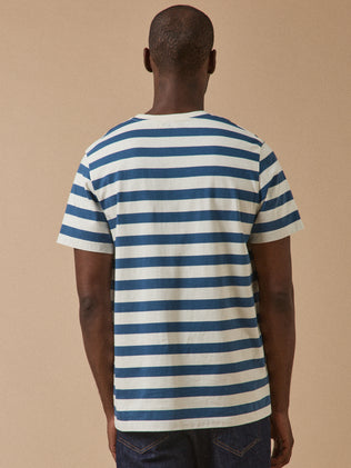 T-shirt rayé homme coton biologique