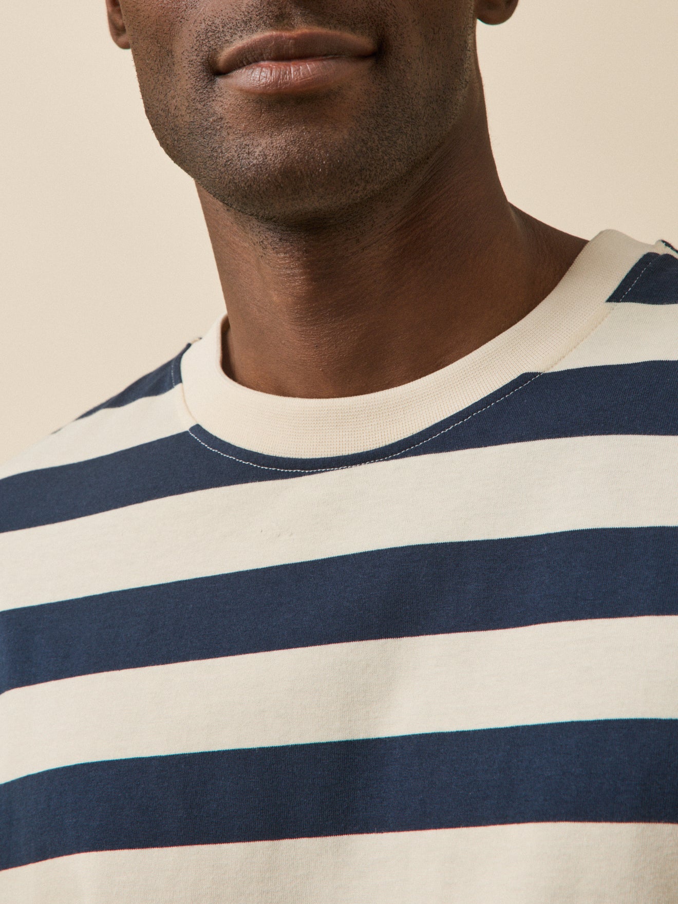 T-shirt rayé homme coton biologique