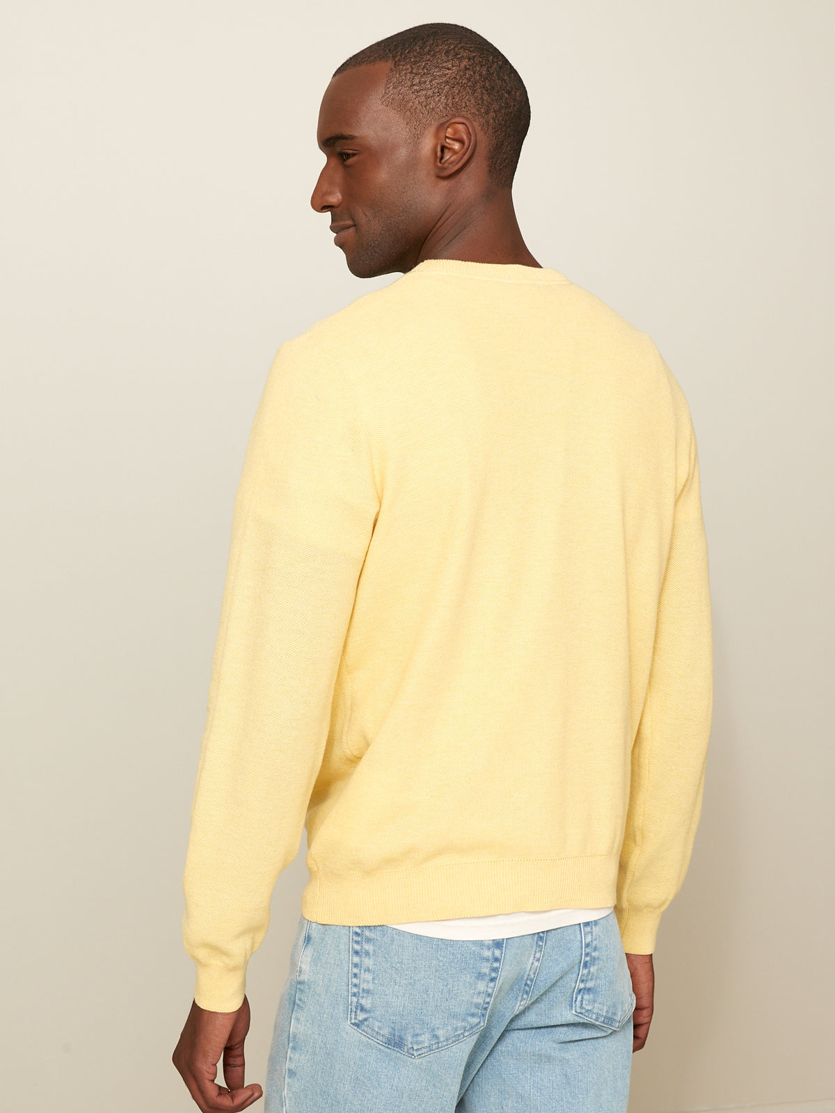 Pull col rond homme