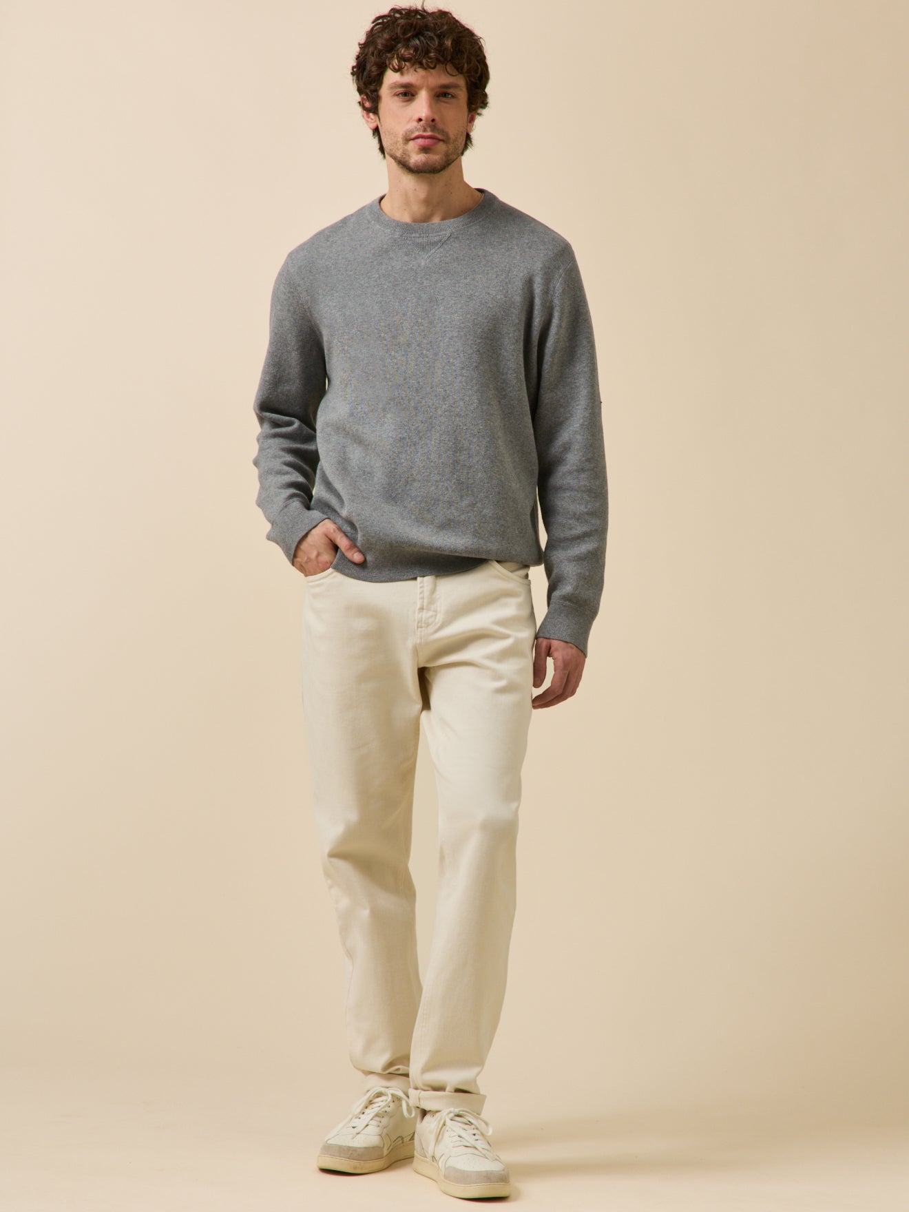 Herrenpullover aus Baumwolle und Cashmere