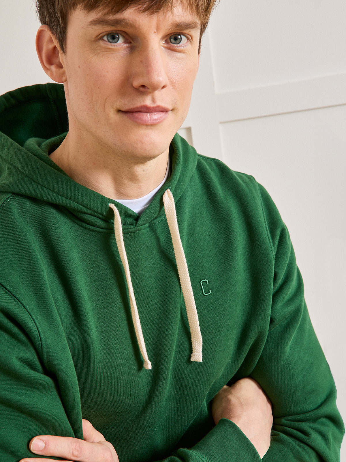 Sweat à capuche homme coton biologique