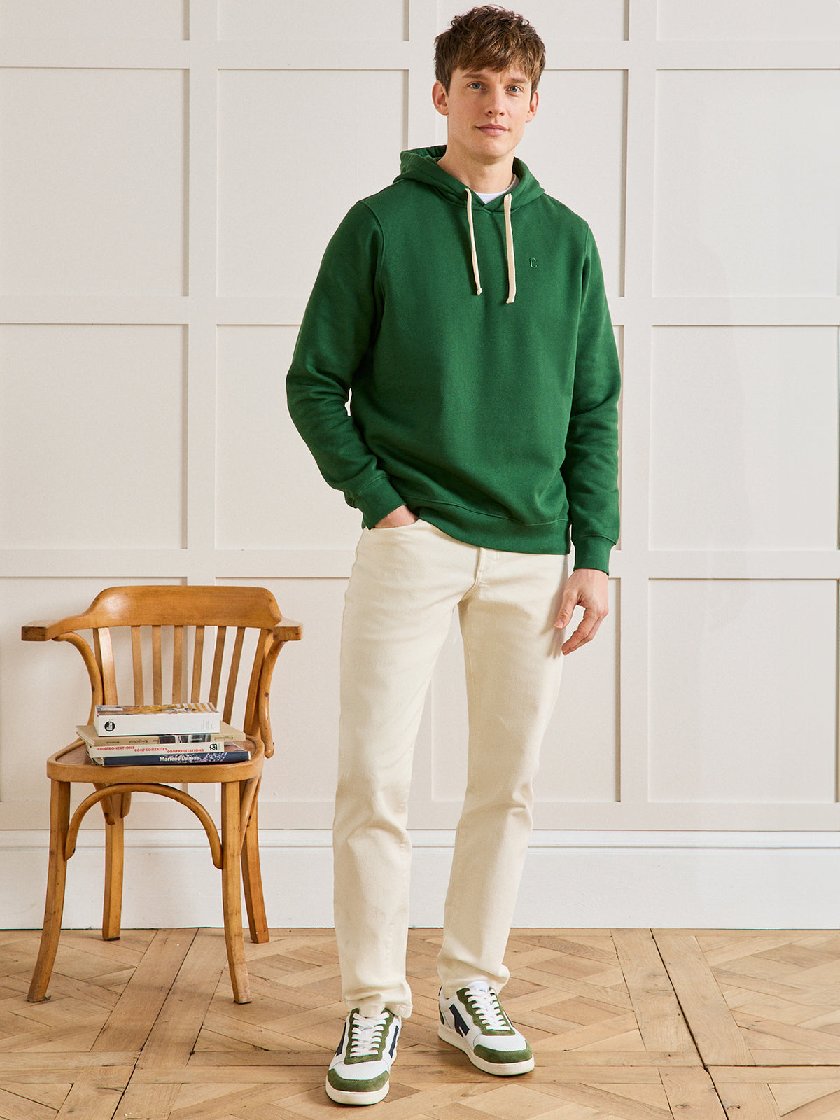 Sweat à capuche homme coton biologique