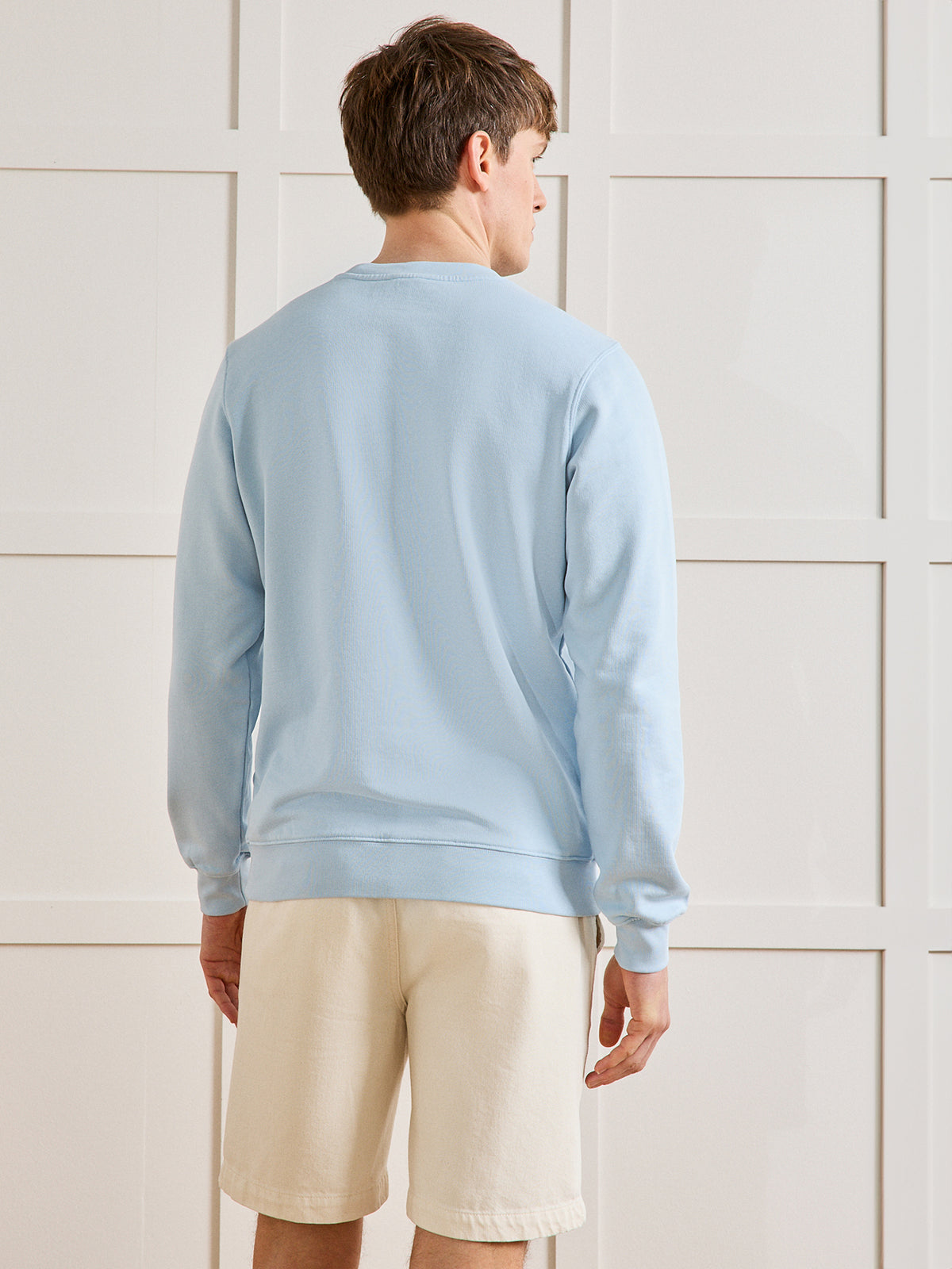 Herren-Sweatshirt aus Molton aus Bio-Baumwolle