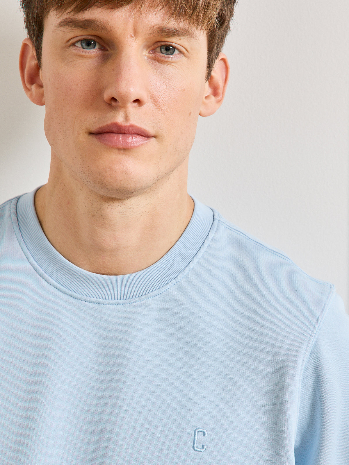 Herren-Sweatshirt aus Molton aus Bio-Baumwolle
