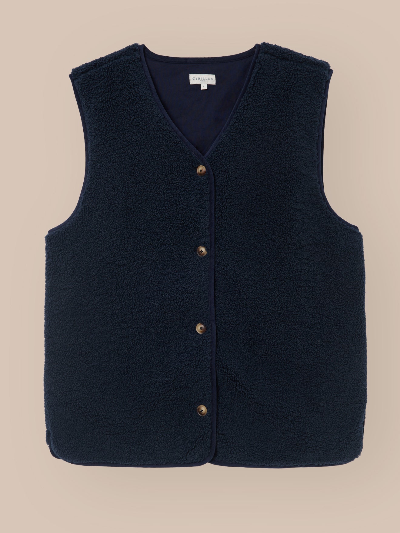 Herrenweste aus Sherpa