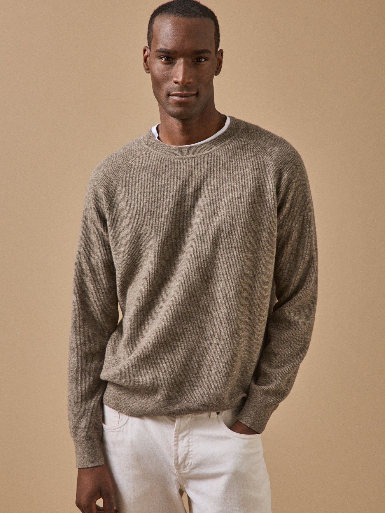 Warmer Herren-Strickpullover