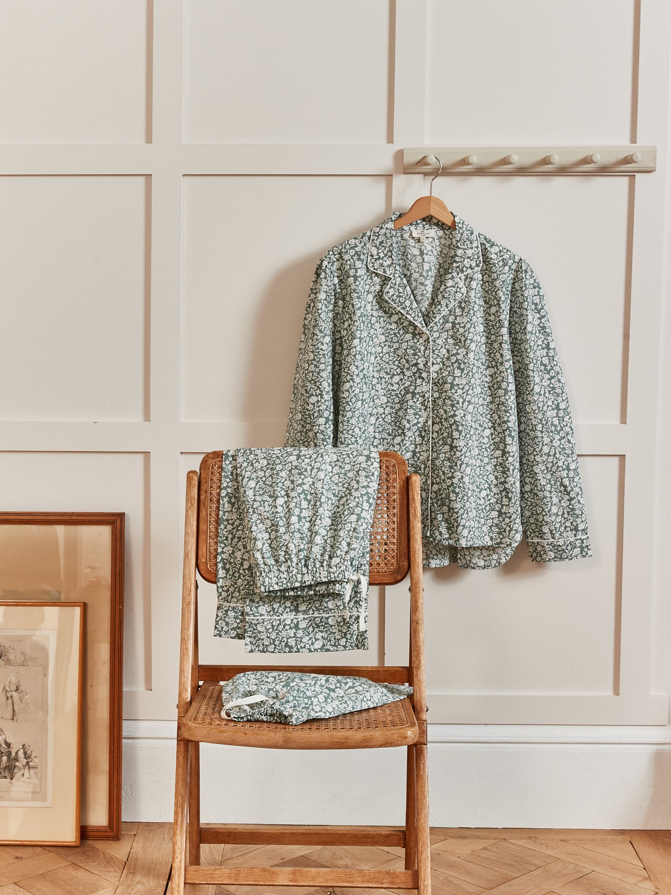 Pyjama imprimé floral femme