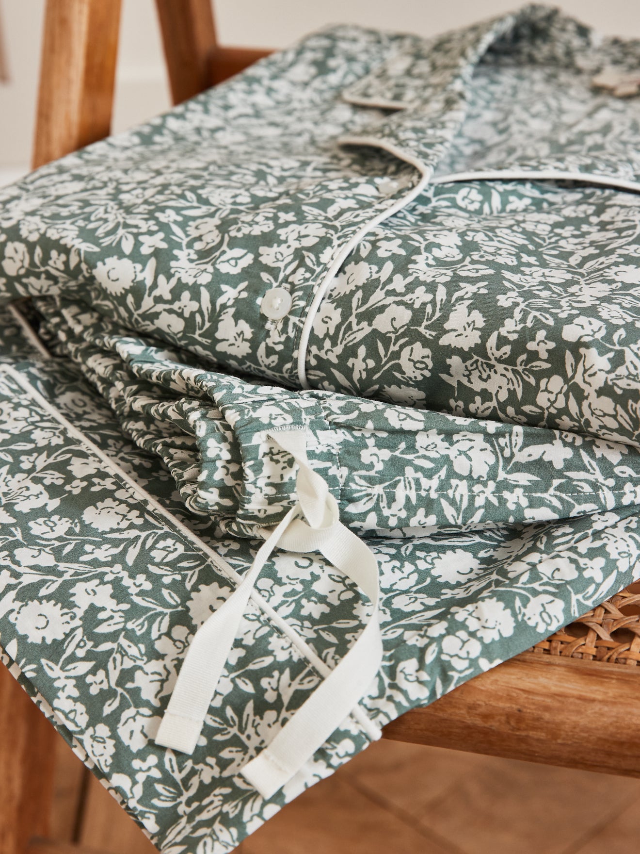 Pyjama imprimé floral femme