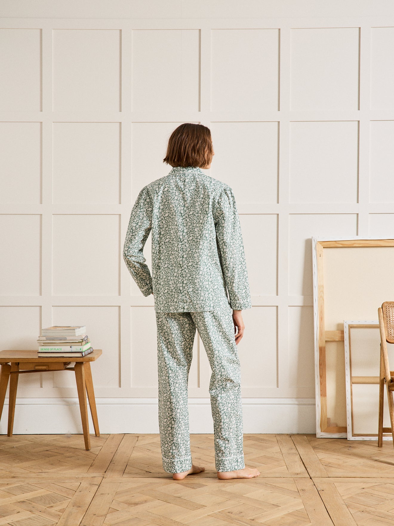 Pyjama imprimé floral femme