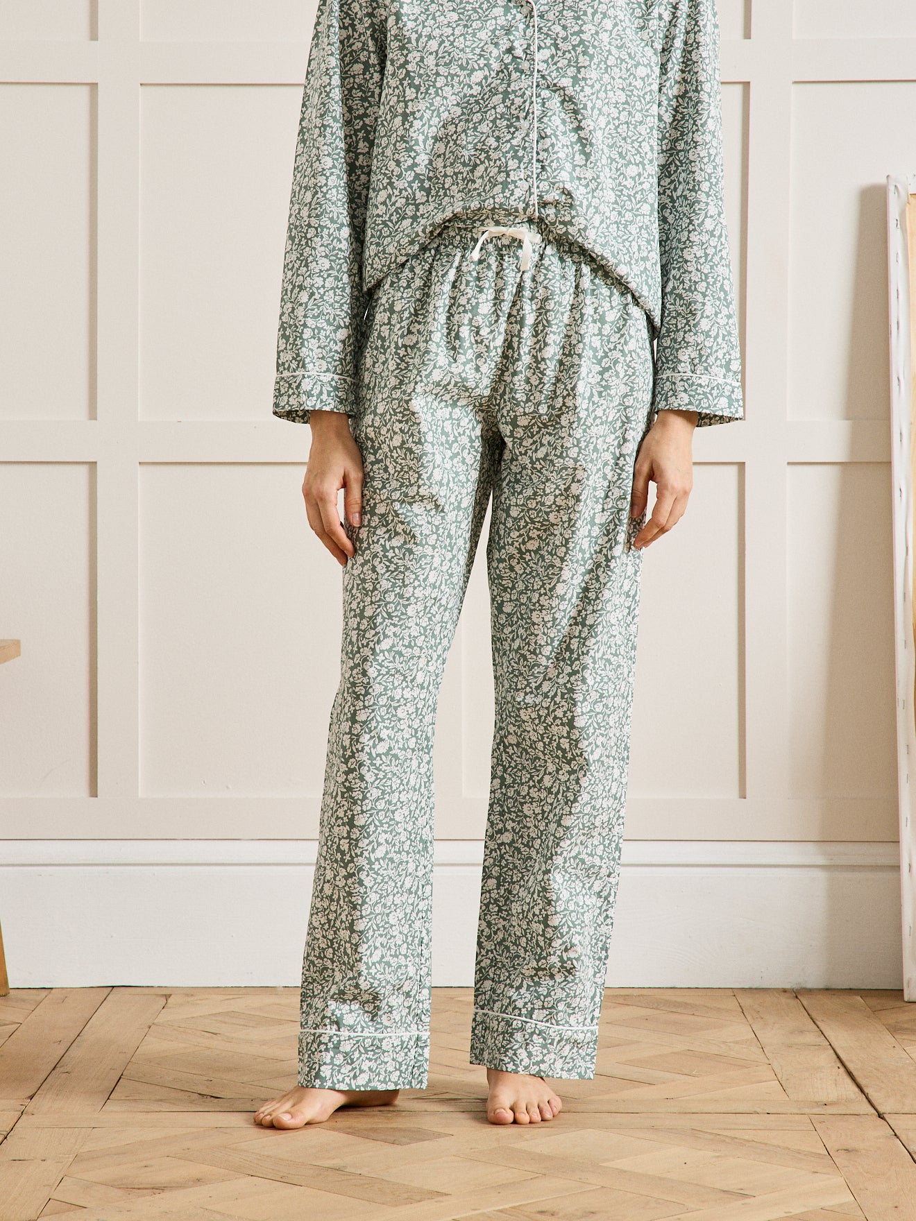 Pyjama imprimé floral femme