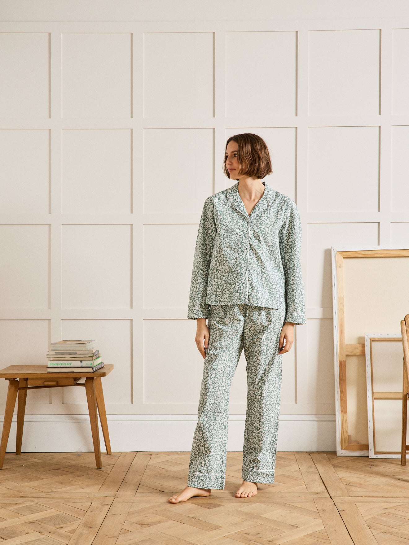 Pyjama imprimé floral femme