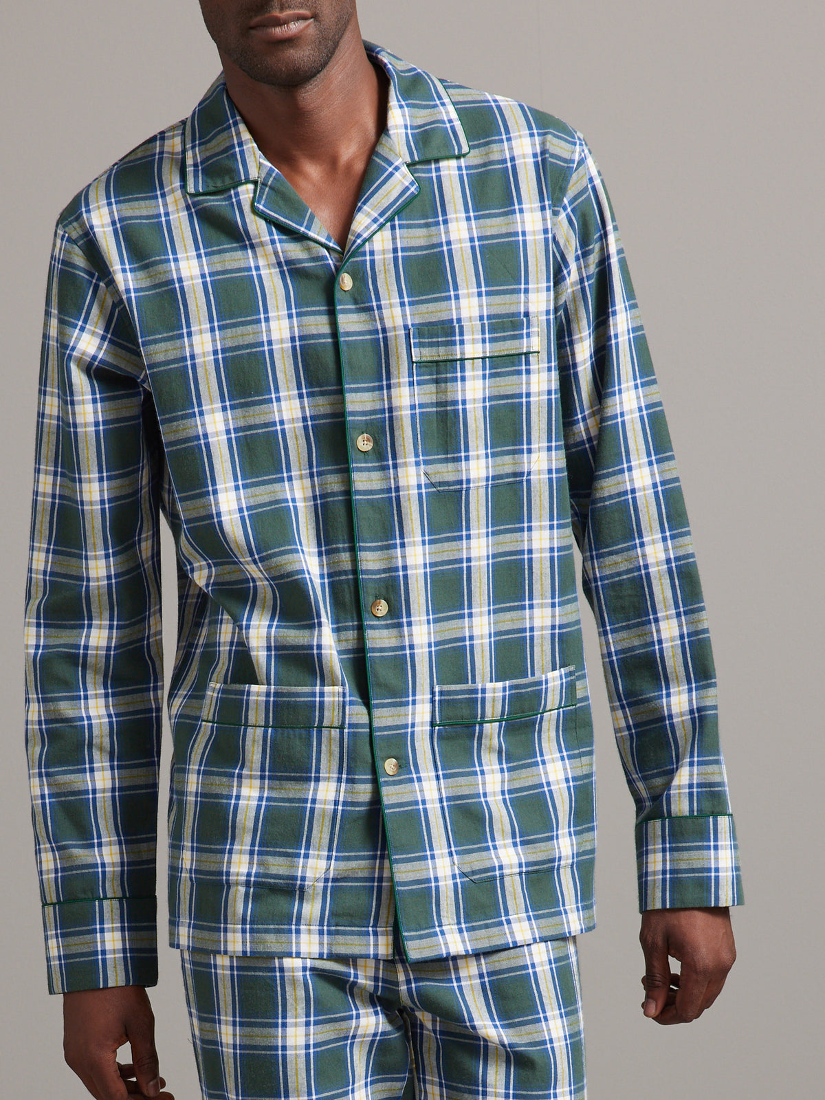 Karierter Herren-Pyjama