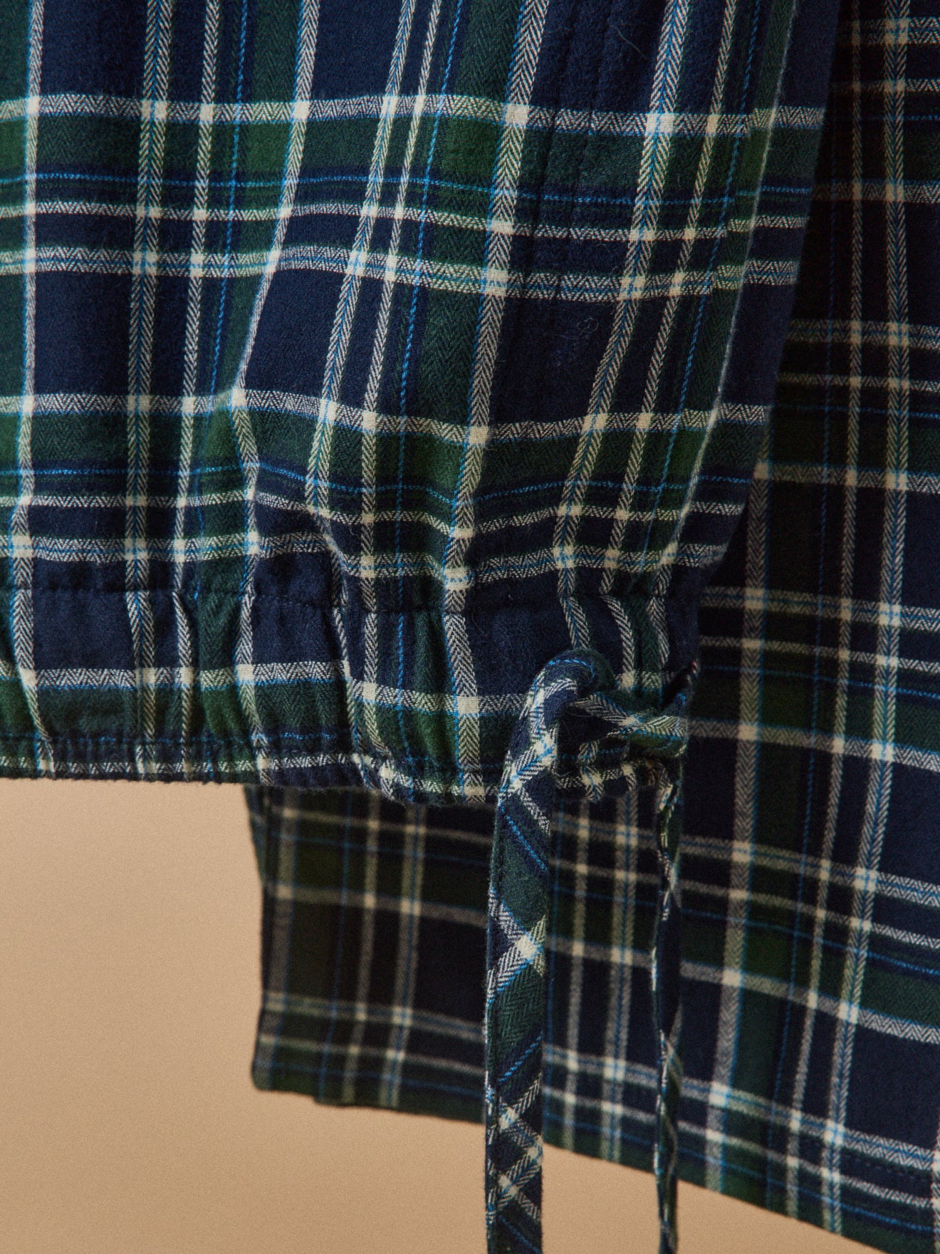 Herren-Pyjama im Material-Mix