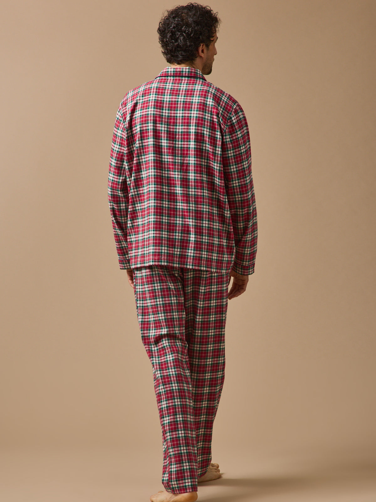 Karierter Herren-Pyjama aus Flanell