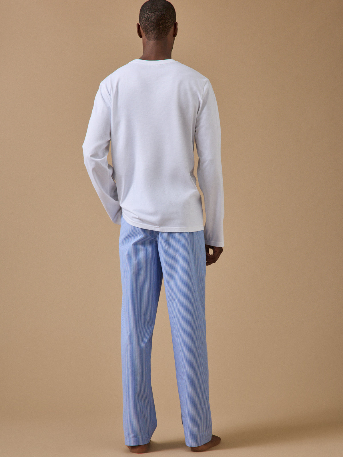 Pyjama bi-matière homme