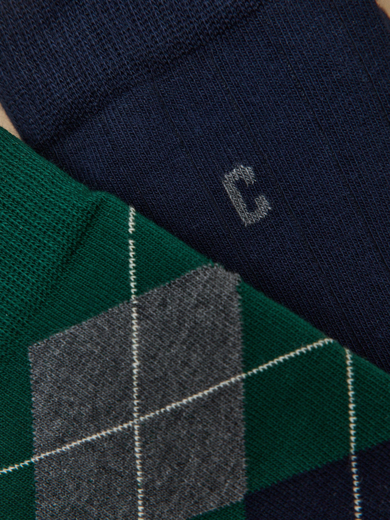 Chaussettes unies homme lot de 2 paires - Cyrillus X les 3 Tricoteurs