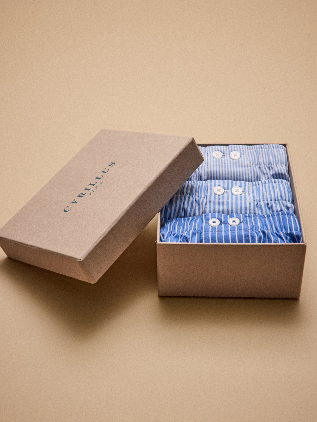 Geschenkbox: Herren-Boxershorts im 3er-Set