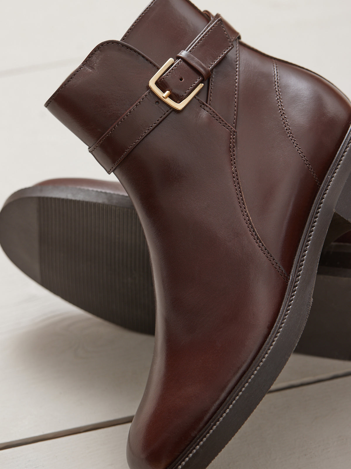 Boots cavalières cuir femme