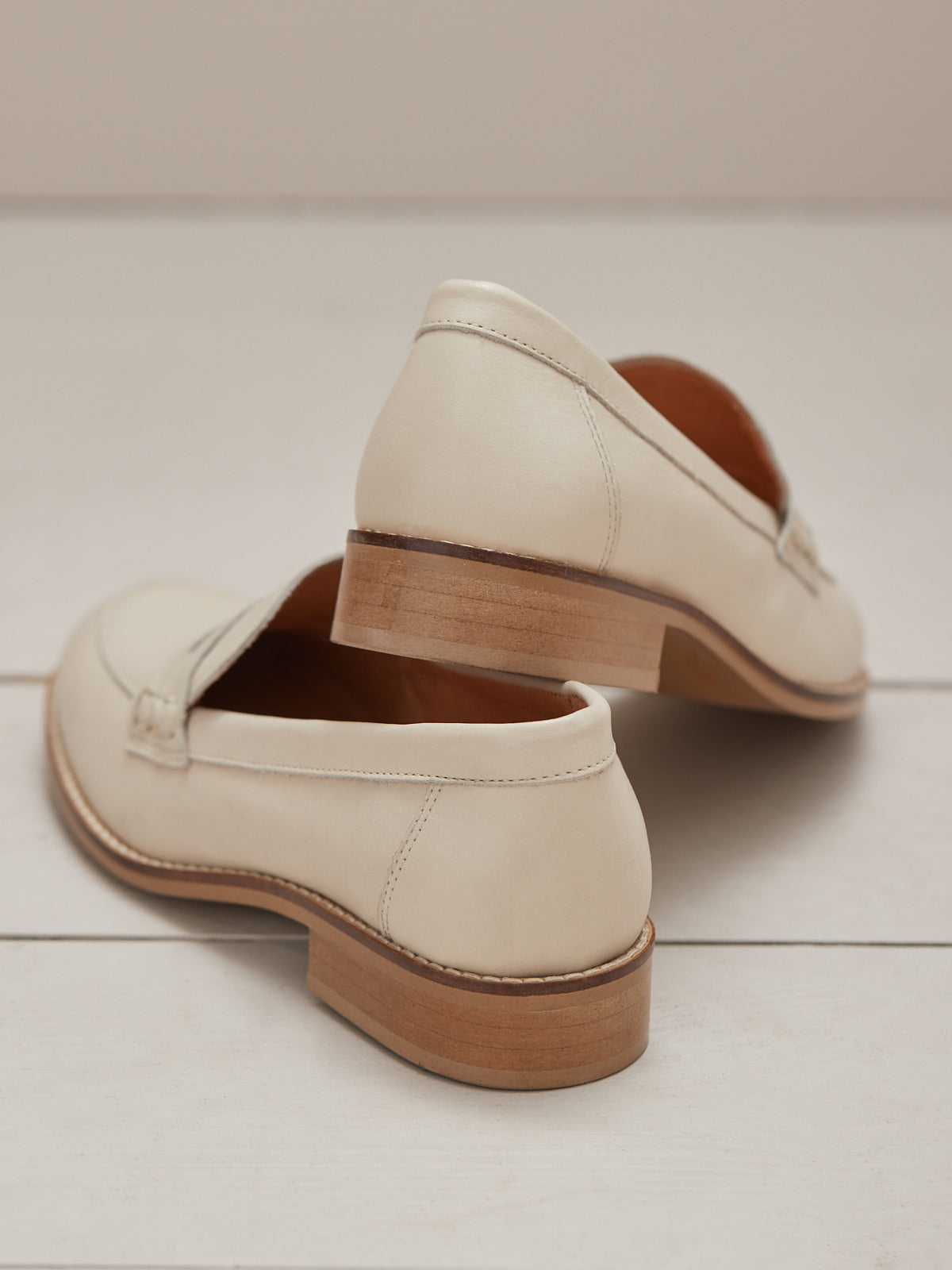 Mocassin cuir femme