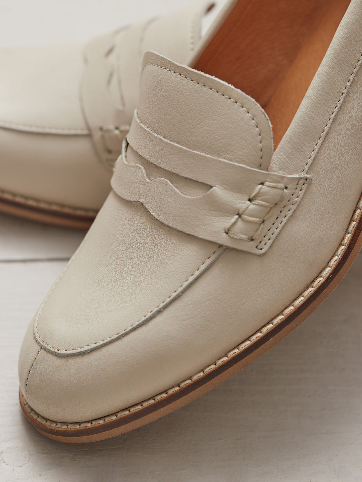 Mocassin cuir femme
