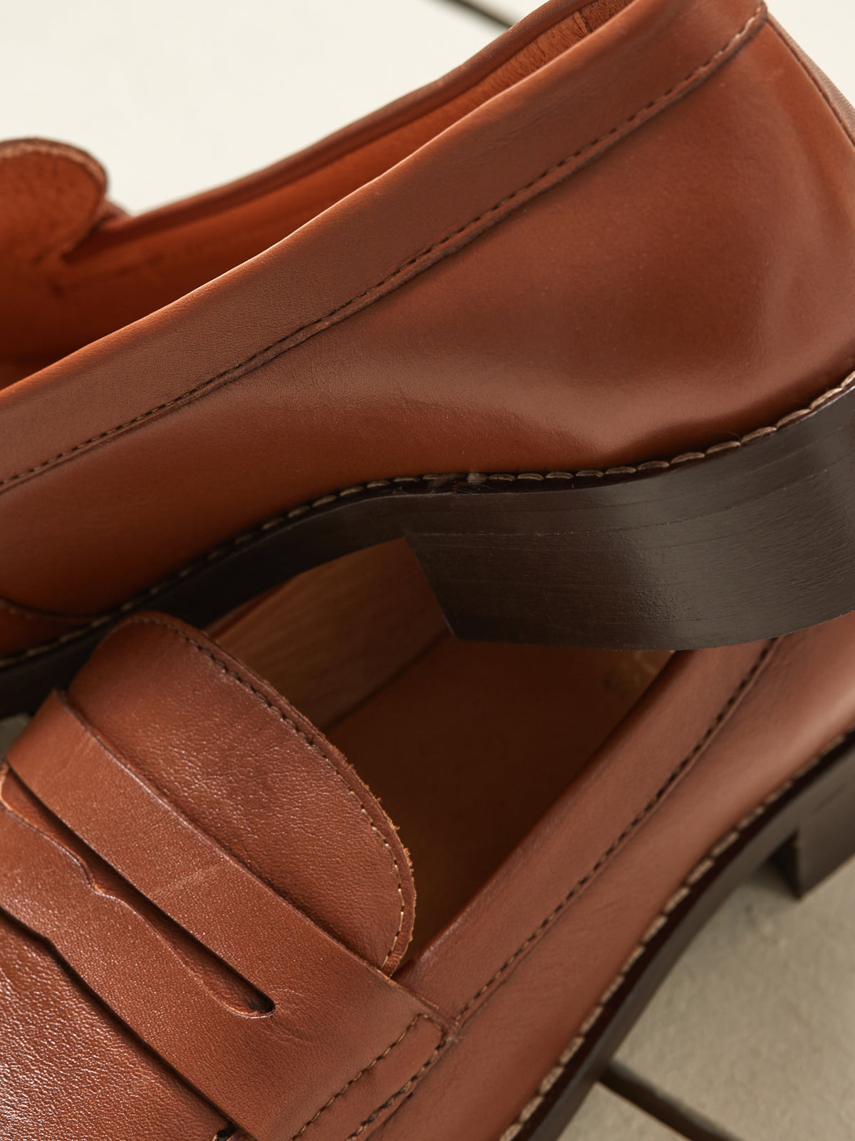 Mocassins cuir femme